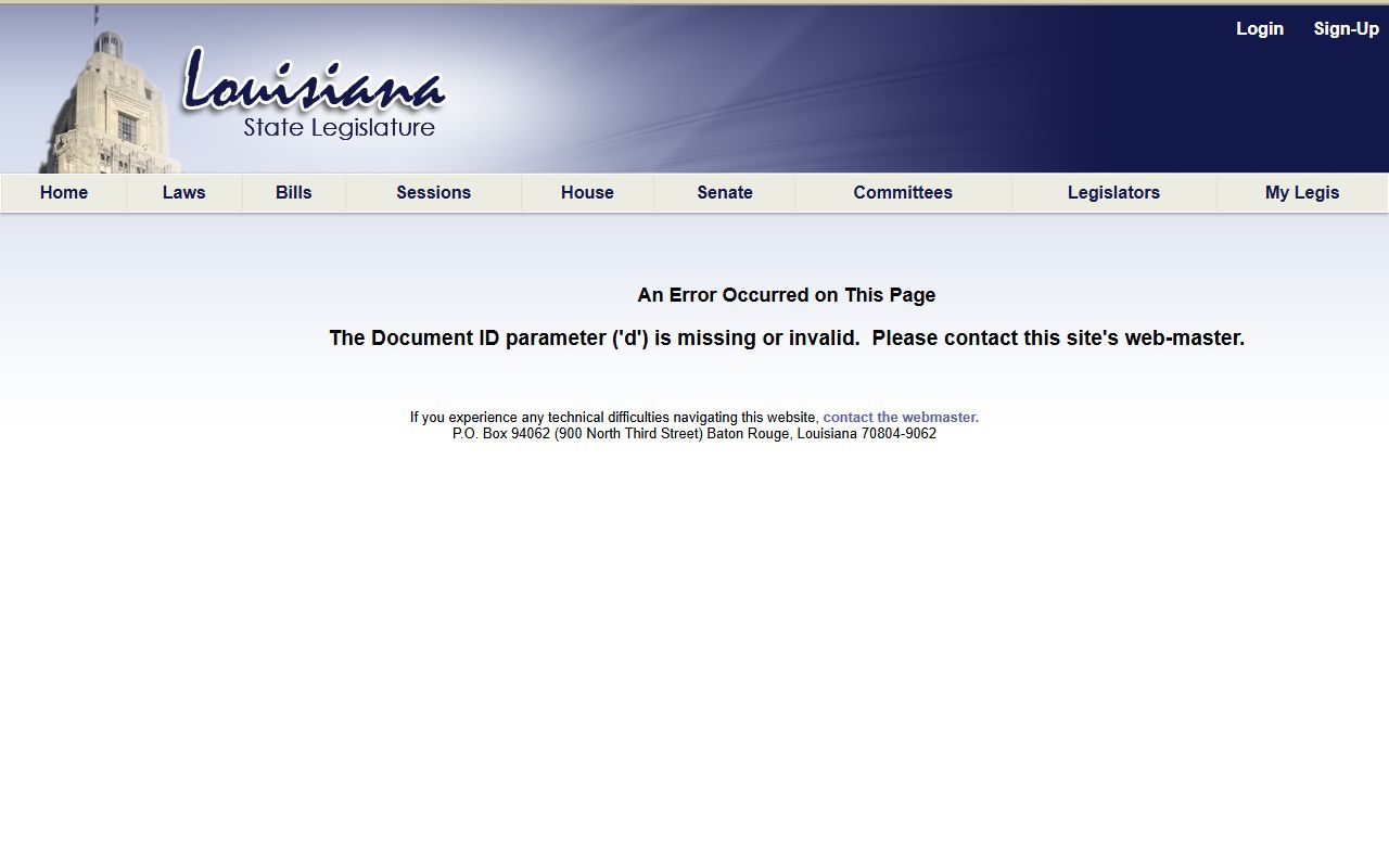 Louisiana expungement statute for St. Tammany Parish arrest records